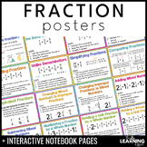 Fraction Posters and Interactive Notebook Pages | Math Anc