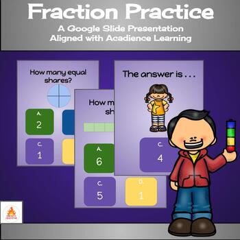 Preview of Fraction Practice - A Google Slides Presentation