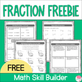Fraction Worksheets FREEBIE