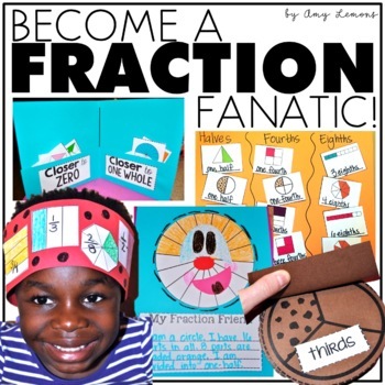 Preview of Fraction Printables, Activities, and Games | Fraction Fun for Parts of a Whole