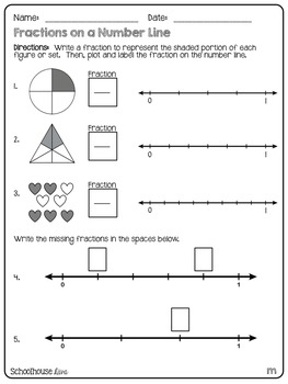 Fraction Worksheets by Schoolhouse Diva | Teachers Pay Teachers