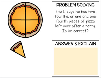 comparing fractions problem solving
