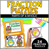 Fractions 2nd Grade Puzzles- Identifying Fractions | Parts