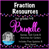 Fraction Resources "Forever" Bundle for Grades 4-6