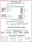 Fraction Review Homework Sheets and Assessment Bundle