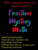 Fraction Review Math Mystery