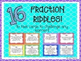 Fraction Riddles! Task Cards