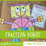 Fraction Robot Mathtivity Craft