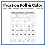 Fraction Roll & Color Game