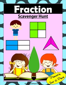 Preview of Fraction Scavenger Hunt- For Beginners
