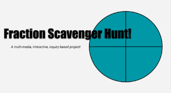 Preview of Fraction Scavenger Hunt--Interactive (digital learning)