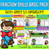 Fraction Skills Basic Pack: From Basics to Operations | Bundle