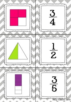 Pairs Card GameBrainBoxMaths Learning Resource Fraction Action Snap 
