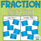 Fraction Sorting Activities 4th & 5th Grades