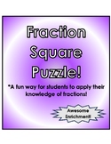 Fraction Square Puzzle