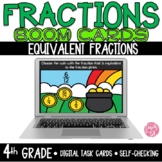 Equivalent Fractions St. Patricks Day Boom Cards