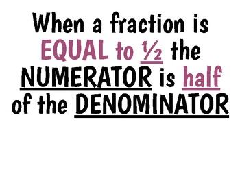 Preview of Fraction Statements