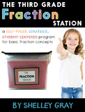 Fraction Station for 3rd Grade - Self Paced Center Activities
