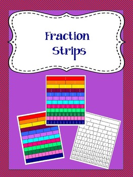 Preview of Fraction Strips