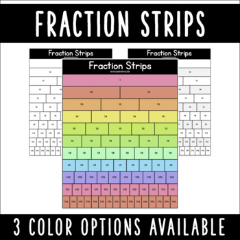 Preview of Fraction Strips