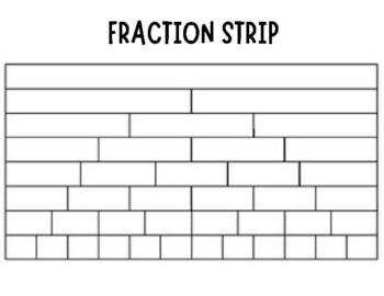 Preview of Fraction Strips COMPLETE and BLANK
