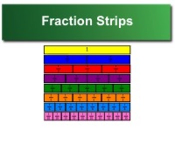 Preview of Fraction Strips and Number Lines