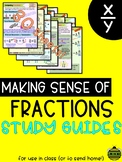 Fraction Study Guides COMPLETE SET