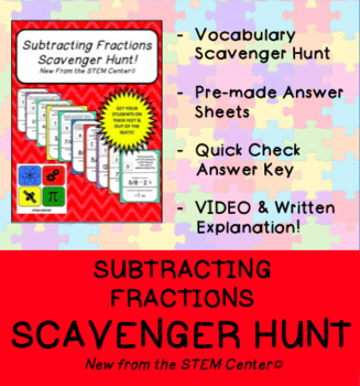 Preview of Fraction Subtraction