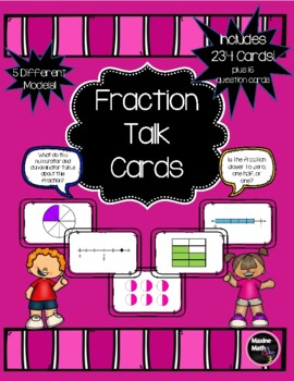Preview of Fraction Talk Cards