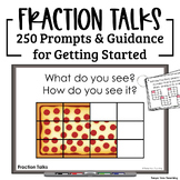 Fraction Talks Fraction Number Talks Math Talk Number Sens