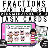Fractions as Part of a Set Task Cards