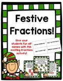 Holiday Fraction Task Cards
