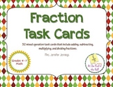 Fraction Task Cards - Mixed Operations Review