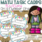 Fraction Task Cards: On a Number Line