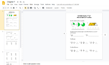 grade worksheets equivalent for 4 fractions math Test Mixed Math) (Go Grade Sub, 4th  &  Fraction Adding