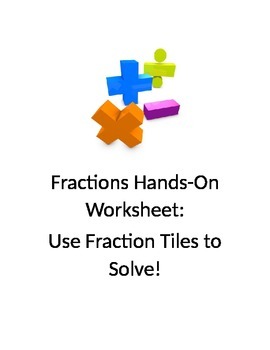 Preview of Fraction Tiles Activity