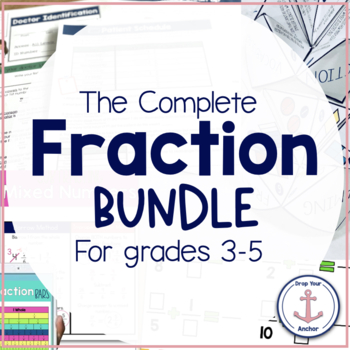 Preview of Fraction Unit Bundle 4th and 5th