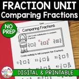 Fraction Unit - Comparing Fractions Worksheet