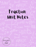 Fraction Unit Notes