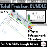 Fraction Video Lessons Bundle for Grade 5