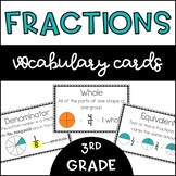 Fraction Vocabulary Cards