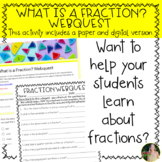 Fraction Webquest | Digital and Printable | Upper Elementary