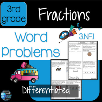 3rd grade fraction word problems teaching resources tpt