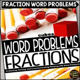 Fraction Word Problems for Adding, Subtracting, Multiplyin