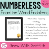 Fraction Word Problems 4th Grade | Numberless Fraction Wor