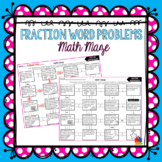 Fraction Word Problems Math Maze