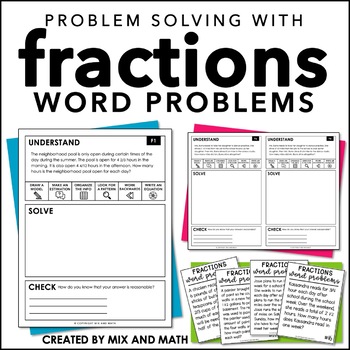 Preview of Fraction Word Problems for 5th Grade