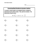 Fraction Worksheet