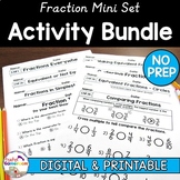 Fraction Mini Worksheet Bundle