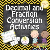 Fraction and Decimal Conversion Activities